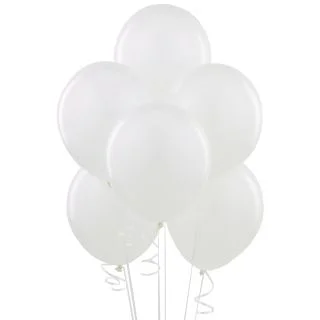 Bright White (White) Latex Balloons