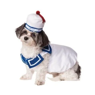 Ghostbusters Stay Puft Pet Costume