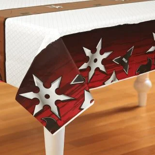 Ninja Warrior Party Plastic Tablecover