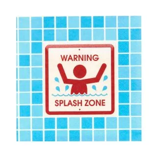 Splashin' Pool Party Beverage Napkins