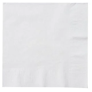 Bright White (White) Lunch Napkins