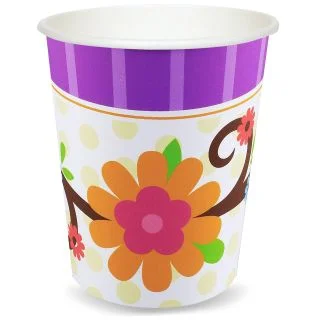 Owl Blossom 9 oz. Paper Cups