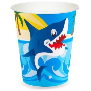 Sharks 9 oz. Paper Cups