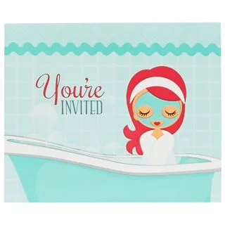 Little Spa Party Invitations