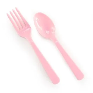 Forks Spoons - Pink