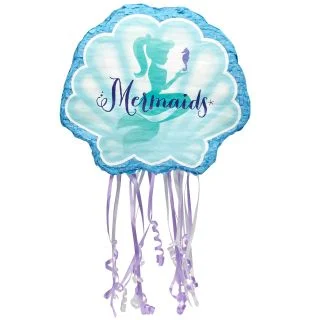 Mermaids Under the Sea Pull String Pinata