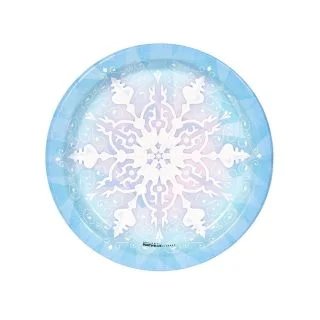 Snowflake Winter Wonderland Dessert Plates (8)