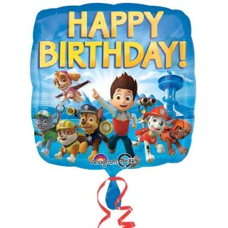 Paw Patrol Party Supplies Foil Balloon
