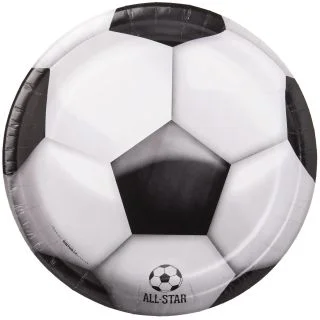 Soccer Dessert Plates (8)