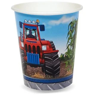 Farm Tractor 9 oz. Cups
