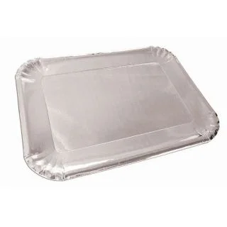 Silver Paper Platters (6)