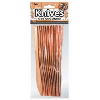 Rose Gold Plated Plated Knives (12)