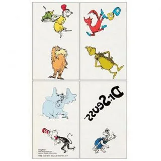 Dr. Seuss Tattoo Sheet (1)