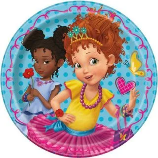 Fancy Nancy 7 Round Dessert Plates (8)
