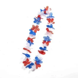 PATRIOTIC FLOWER LEI