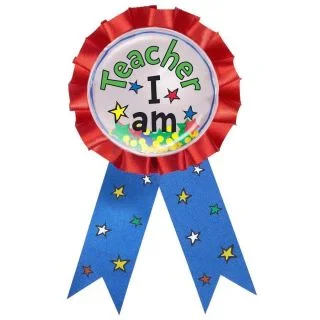 Dr. Seuss Teacher I Am Award Badge