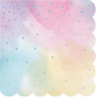 Iridescent Shaped Luncheon Napkin (16)