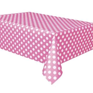 Hot Pink Dots Table Cover (Each)