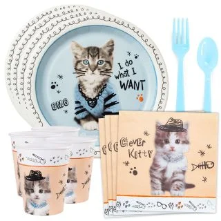 Rachael Hale Cats Rule Standard Tableware Kit (Ser