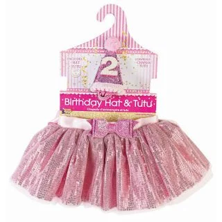 Birthday Girl Hat & Tutu Set