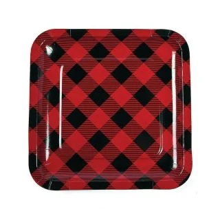Buffalo Plaid Dinner Plates (8)