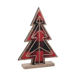 Buffalo Plaid String Art Table Topper (1)