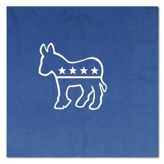 Blue Democratic Luncheon Napkins(16 Pack)