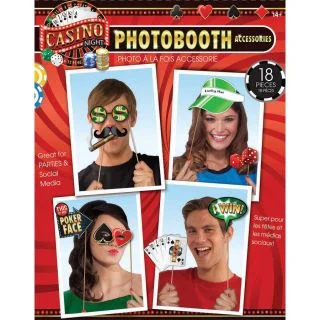 Casino Photobooth Set