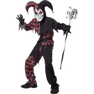 Sinister Jester Costume for Kids