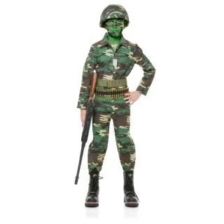 G.I. Army Jumpsuit Costume for Kids