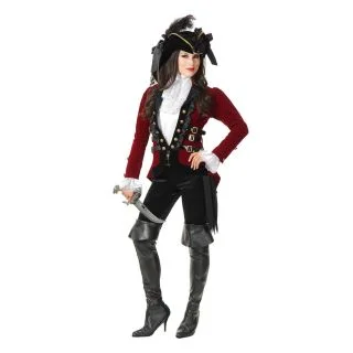 Adult Sultry Pirate Lady Jacket Costume