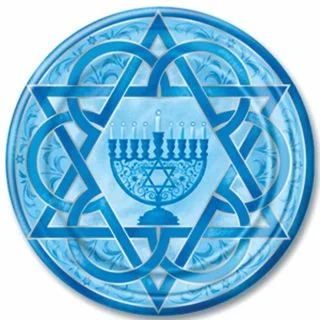 Chanukah 7" Plates (8)