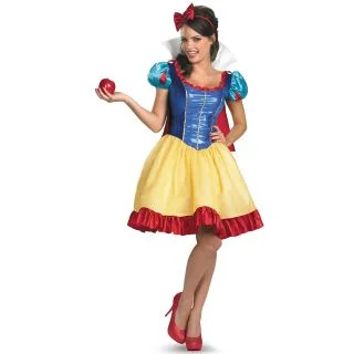 Adults Deluxe Sassy Snow White Costume For Women