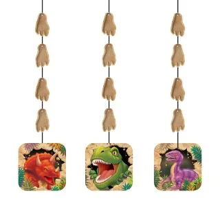 Dinosaur Adventure Dangling Cutout (3-pack)
