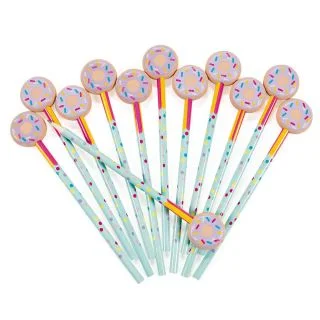 Donut Party Pencils (12 Count)