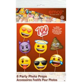 Emoji Photo Props (8 Count)