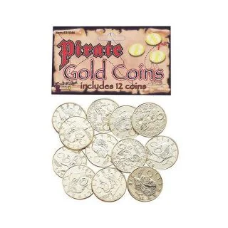 Gold Coins Pirate Costume Accessories
