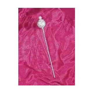 Scepter Silver Royal Costume Accessory