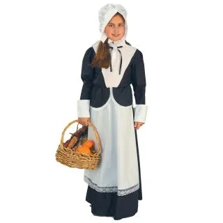 Girl Colonial Pilgrim Costume