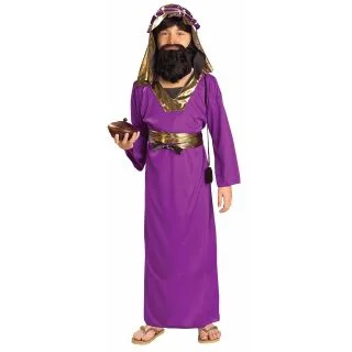 Purple Wiseman Kids Costume