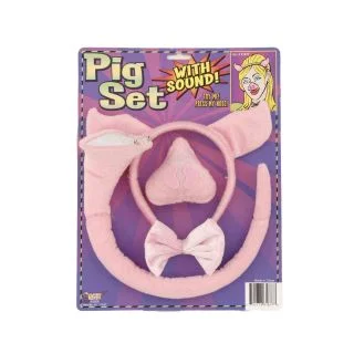 Animal Costume Set With Sound - Pig