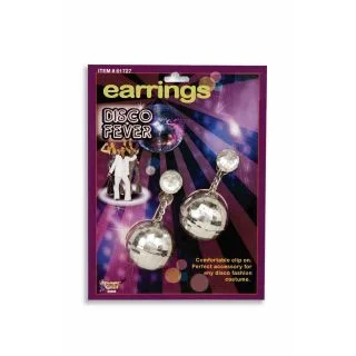 Disco Ball Earrings Costume Accessories For Adults