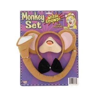 Animal Costume Set With Sound - Monkey