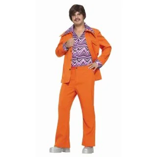 Orange Leisure Suit Costume