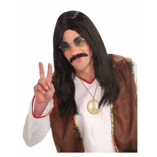 Hippie Unisex Wig For Adults