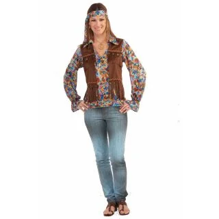 Jewelry And Headband Hippie Costume Set