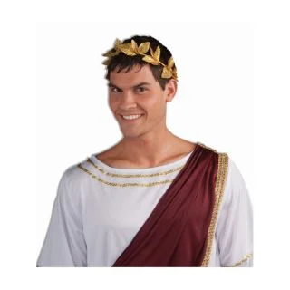 Gold Leaf Wreath Headpiece