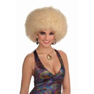 Deluxe 70s Mixed Blonde Afro Wig
