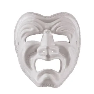 White Tragedy Mask