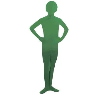 Green I'm Invisible Skin Suit for Kids